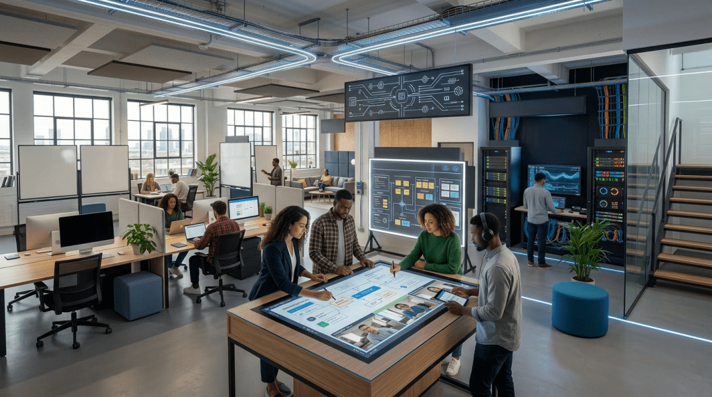 Une approche hybride entre création, transmission et organisation